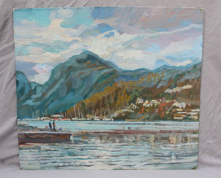 Original Impressionism Landscape Painting by Andrey Belevich