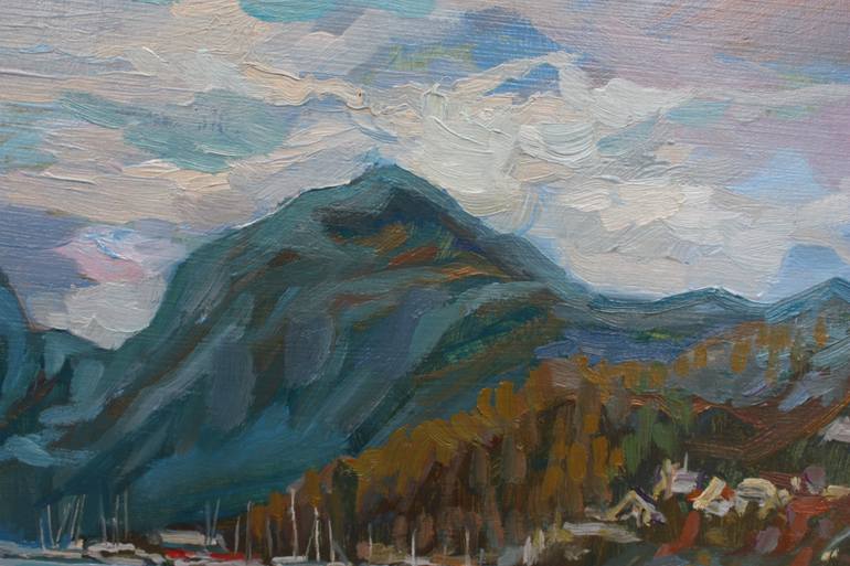 Original Impressionism Landscape Painting by Andrey Belevich