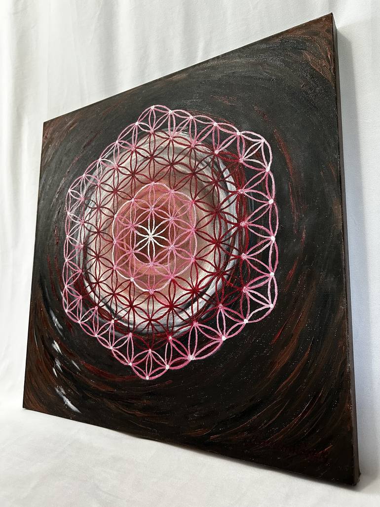 Original Contemporary Geometric Painting by Mariam OneLove