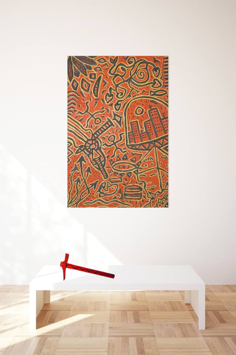 Original Abstract Painting by Stayfin Stayfin