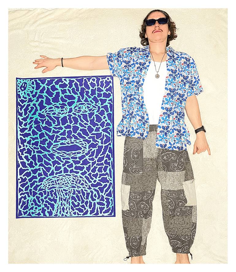 Original Pop Art Abstract Drawing by Stayfin From Taiga