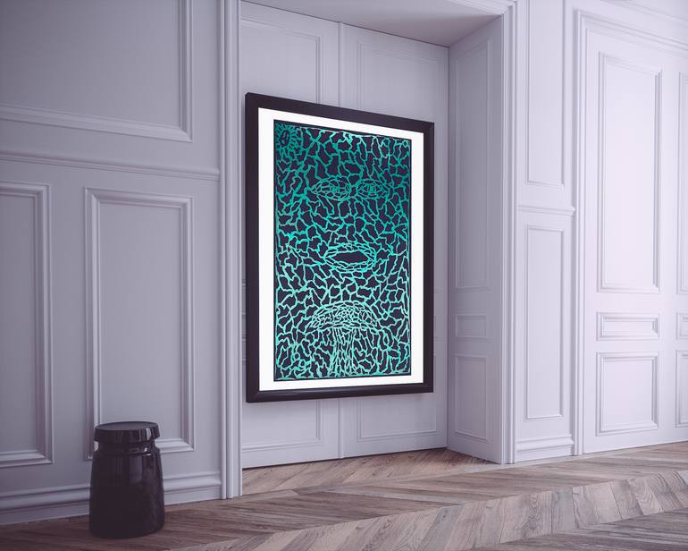 Original Pop Art Abstract Drawing by Stayfin From Taiga