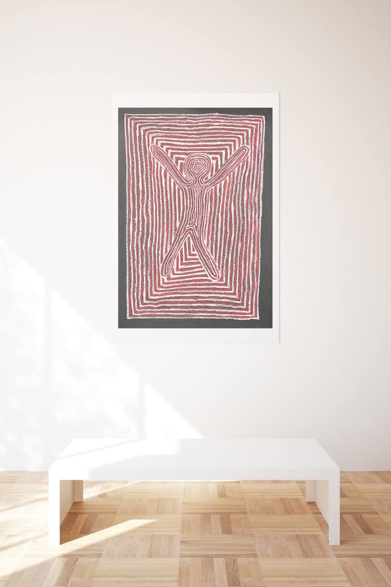 Original Black & White Abstract Drawing by Stayfin From Taiga