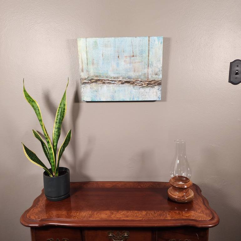 Original Abstract Expressionism Abstract Mixed Media by Marilyn Curtis