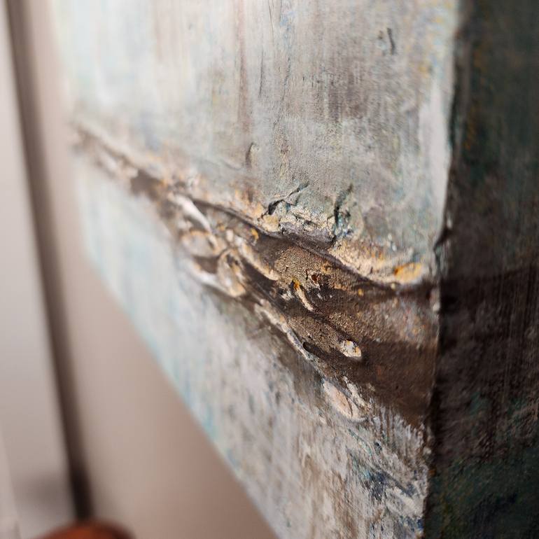 Original Abstract Expressionism Abstract Mixed Media by Marilyn Curtis