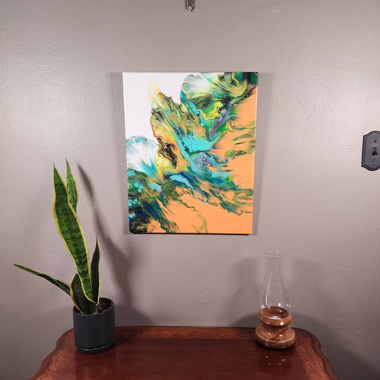Original Abstract Expressionism Abstract Painting by Marilyn Curtis