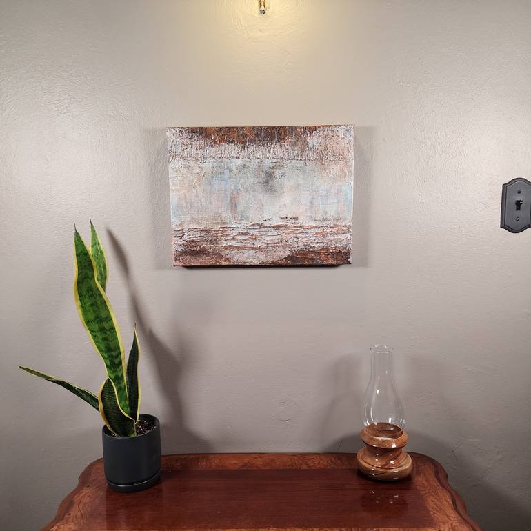 Original Abstract Expressionism Abstract Mixed Media by Marilyn Curtis