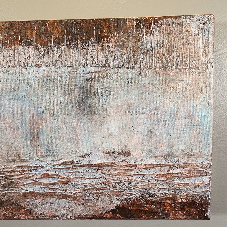 Original Abstract Expressionism Abstract Mixed Media by Marilyn Curtis