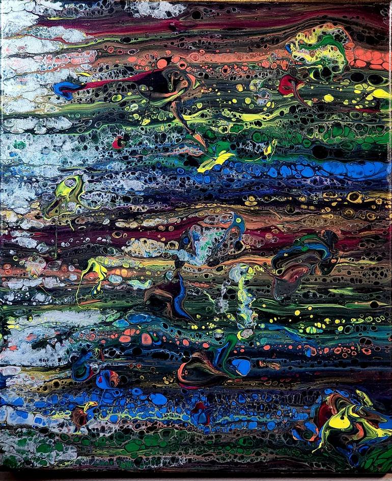 Original Expressionism Abstract Paintings by Marilyn Curtis