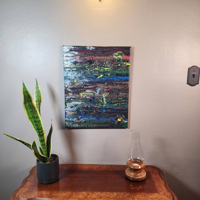 Original Expressionism Abstract Painting by Marilyn Curtis