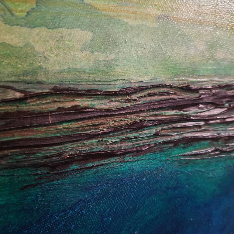 Original Abstract Expressionism Abstract Painting by Marilyn Curtis