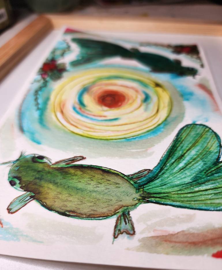 Original Classicism Animal Painting by Marilyn Curtis