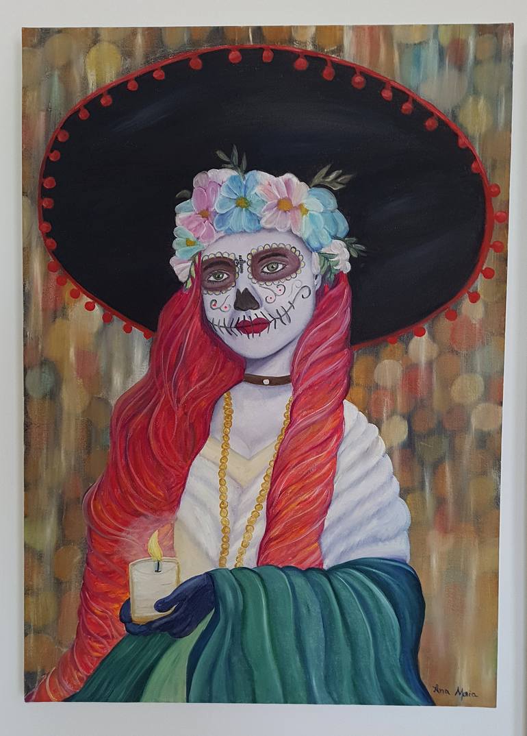 Original Figurative Pop Culture/Celebrity Painting by Ana Maia