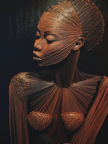 Print of Women Digital by David Akande