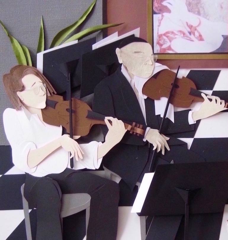 Original Other Music Collage by Judith Eloise Hooper