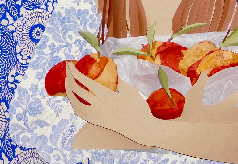 Original Contemporary Women Collage by Judith Eloise Hooper