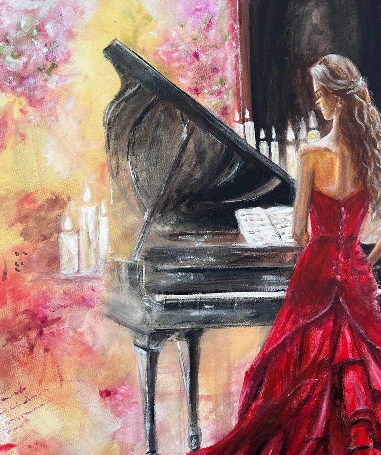 Original Abstract Women Painting by Maia Asan