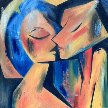 Love _A Cubist portrayal of a couple in love thumb