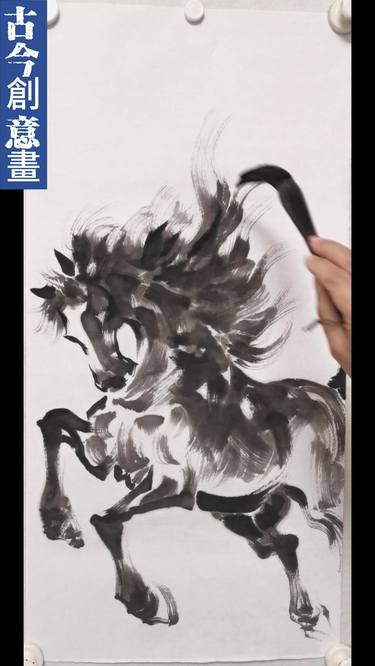 Original Fine Art Animal Paintings by Lin Miao