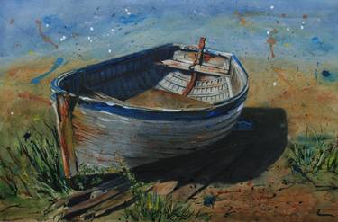 Original Boat Paintings by Peg Morris