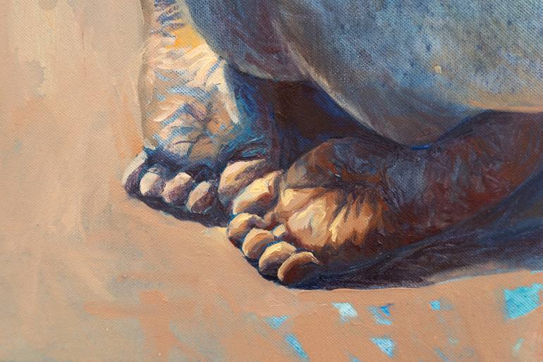 Original Figurative Nude Painting by Andreea Gabriela Tudor