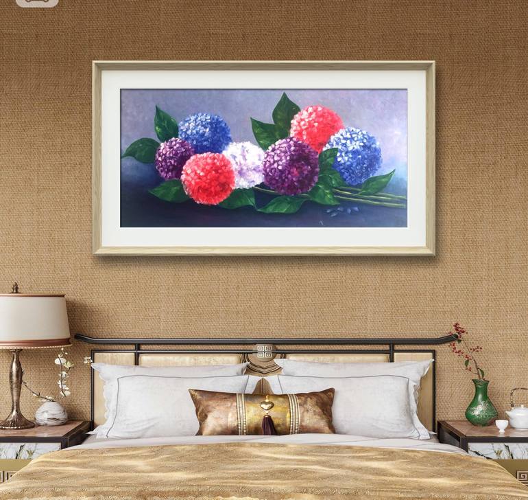 Original Floral Painting by Octeabrina Budak