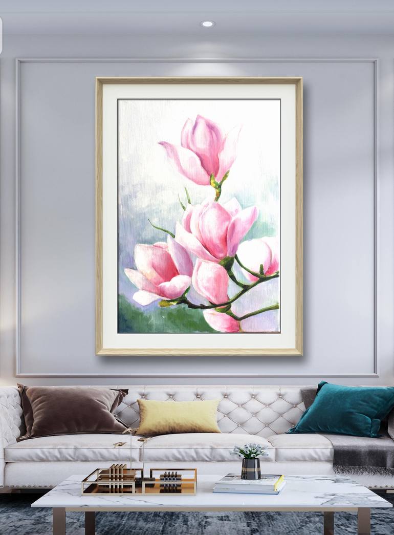 Original Abstract Expressionism Abstract Painting by Octeabrina Budak