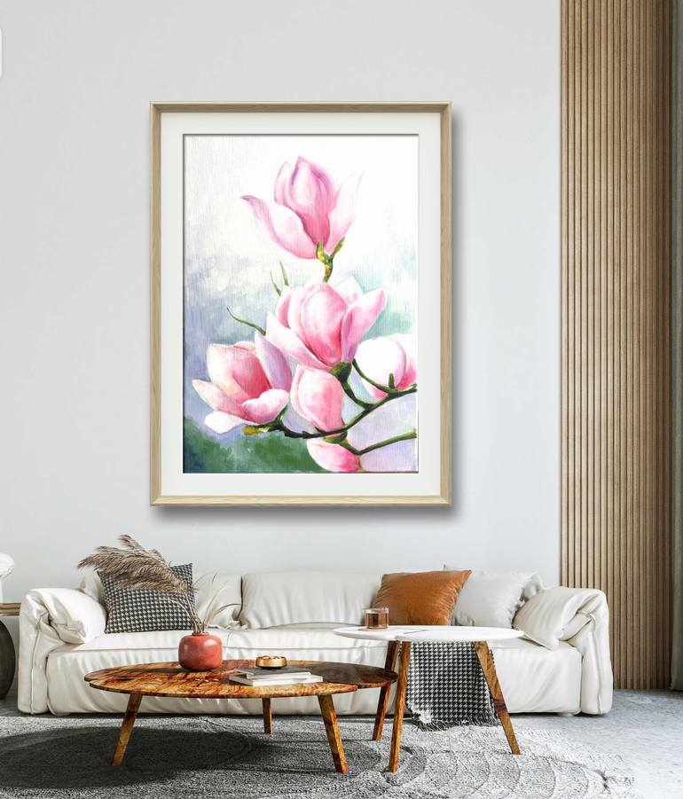 Original Abstract Expressionism Abstract Painting by Octeabrina Budak
