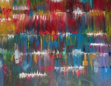 Original Abstract Expressionism Abstract Paintings by Octeabrina Budak
