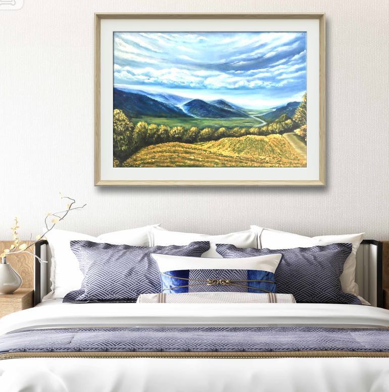 Original Abstract Expressionism Abstract Painting by Octeabrina Budak