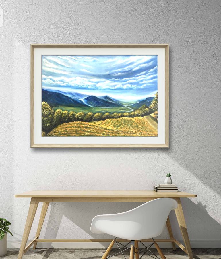 Original Abstract Expressionism Abstract Painting by Octeabrina Budak