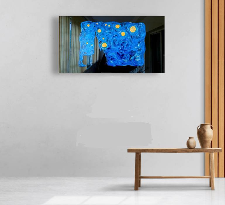 Original Abstract Nature Painting by Levon Simonyan