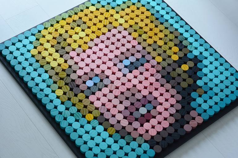 Original Modernism Pop Culture/Celebrity Mixed Media by Nadi Eremina
