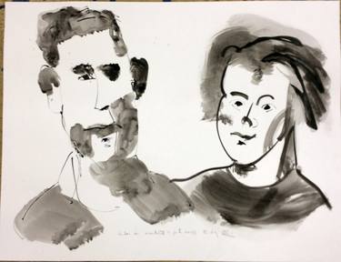 Print of Documentary Portrait Drawings by Roeland Schweitzer