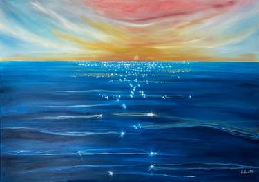 Original Figurative Seascape Paintings by Anna Venditto