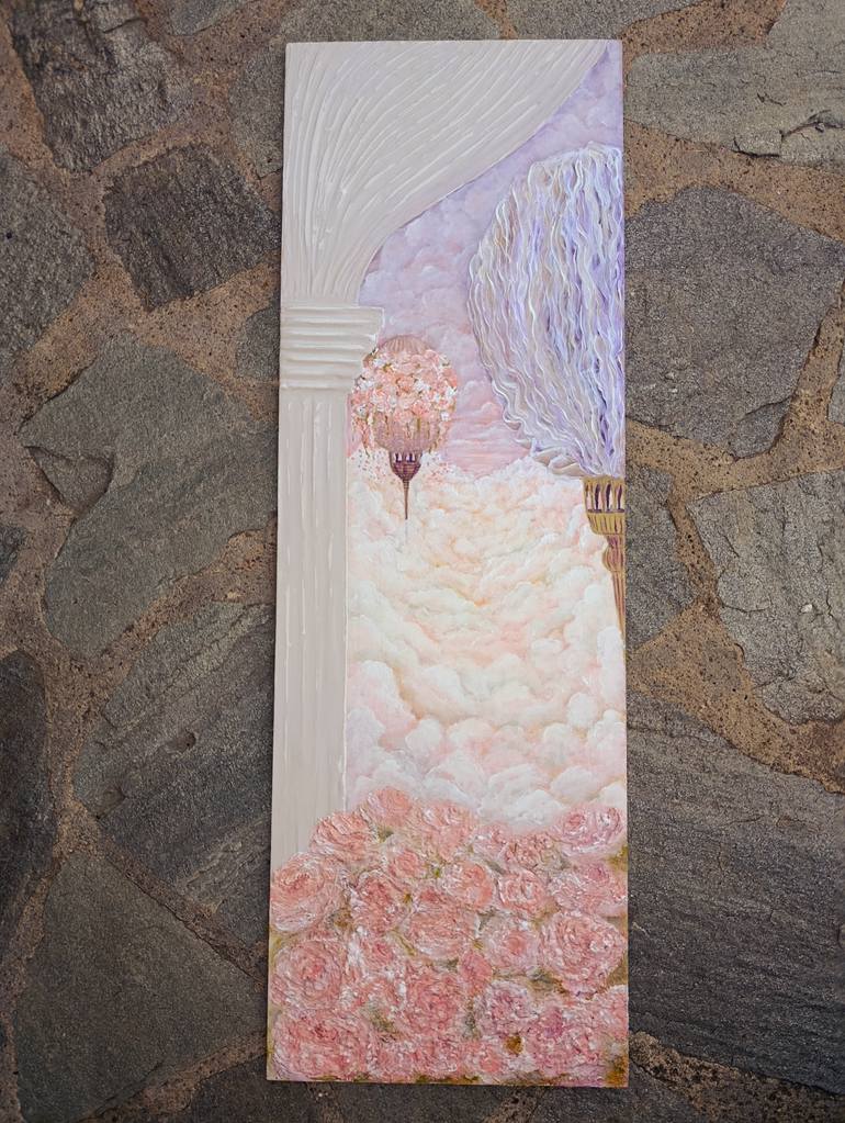 Original Abstract Fantasy Painting by Ekaterina Romanova