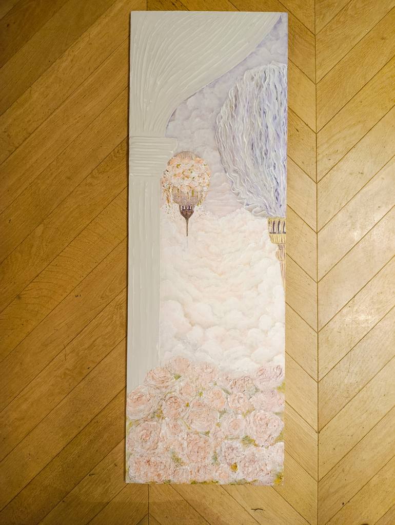 Original Abstract Fantasy Painting by Ekaterina Romanova