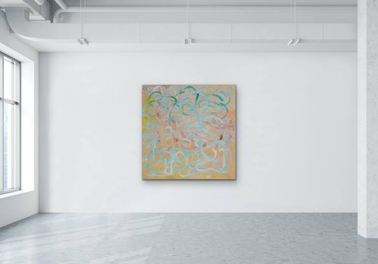 FIND THE SOFTNESS. LET IT COMFORT YOU. Original Painting by britt michaelian