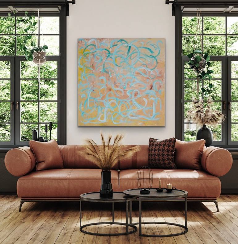 Original Abstract Expressionism Abstract Painting by Britt Michaelian