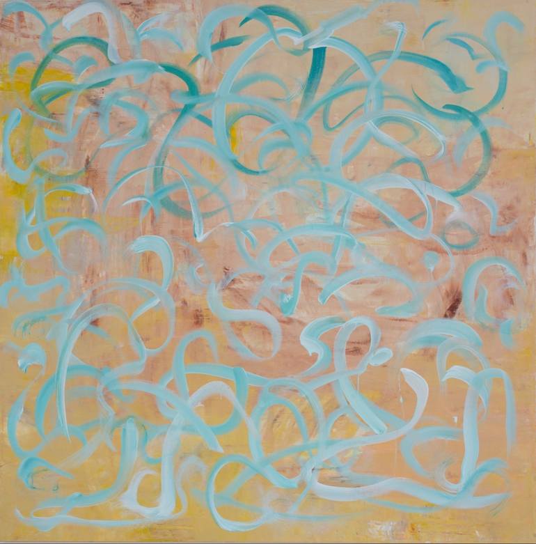 Original Abstract Expressionism Abstract Painting by Britt Michaelian