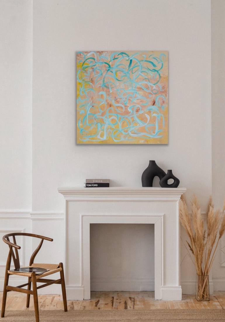 Original Abstract Expressionism Abstract Painting by Britt Michaelian