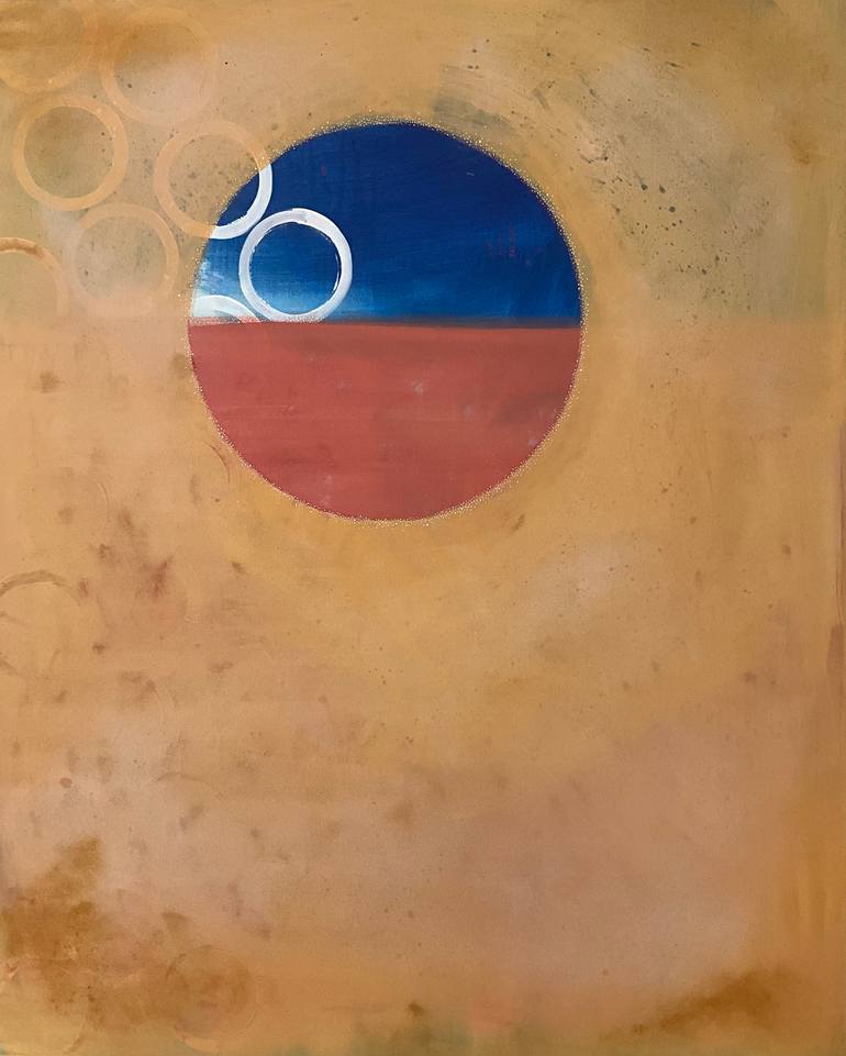 Breathe In Purpose. Move From Strength. Original Painting by britt michaelian