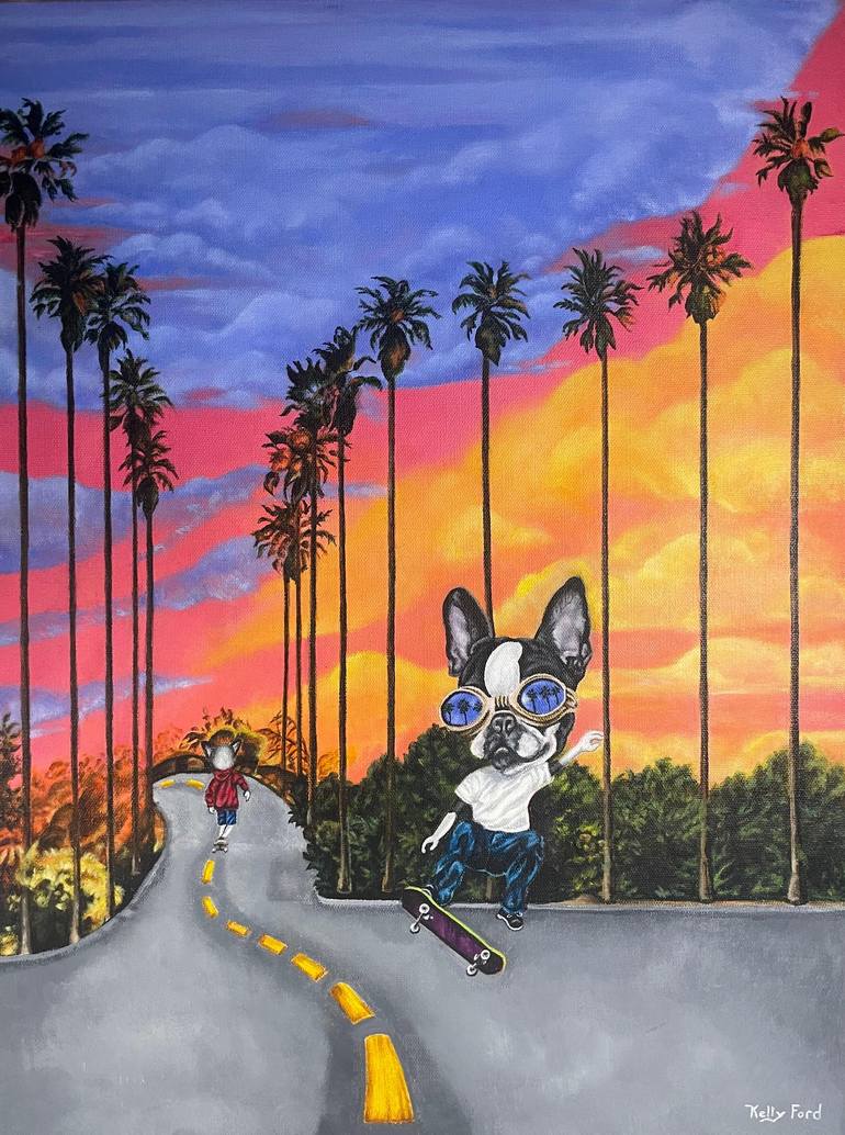 Original Contemporary Animal Paintings by Kelly Ford