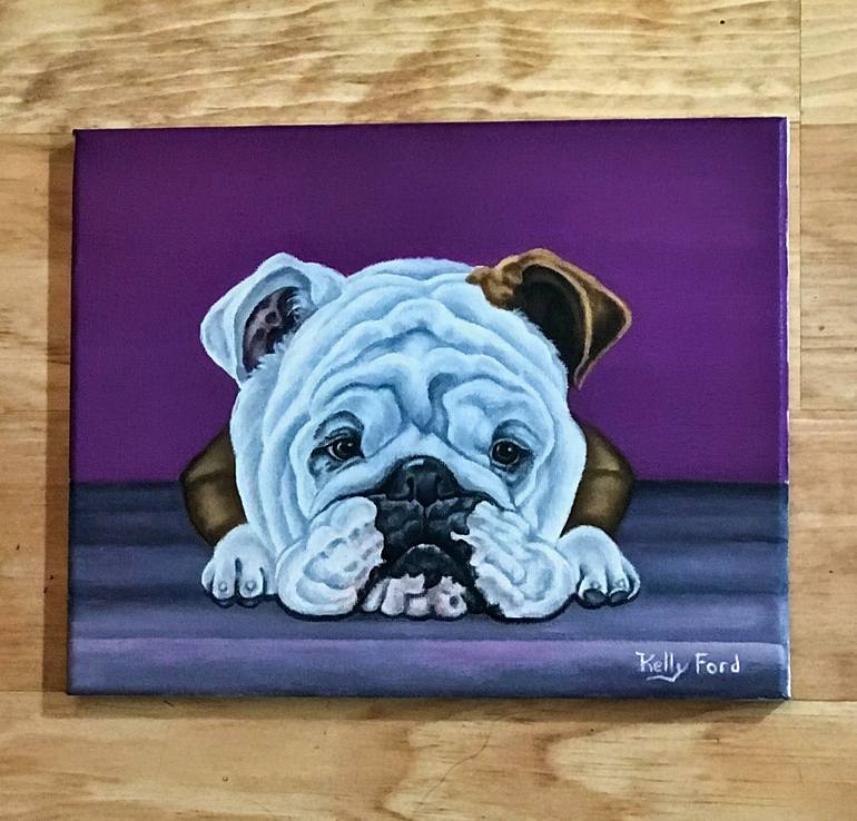 Original Contemporary Animal Painting by kelly ford