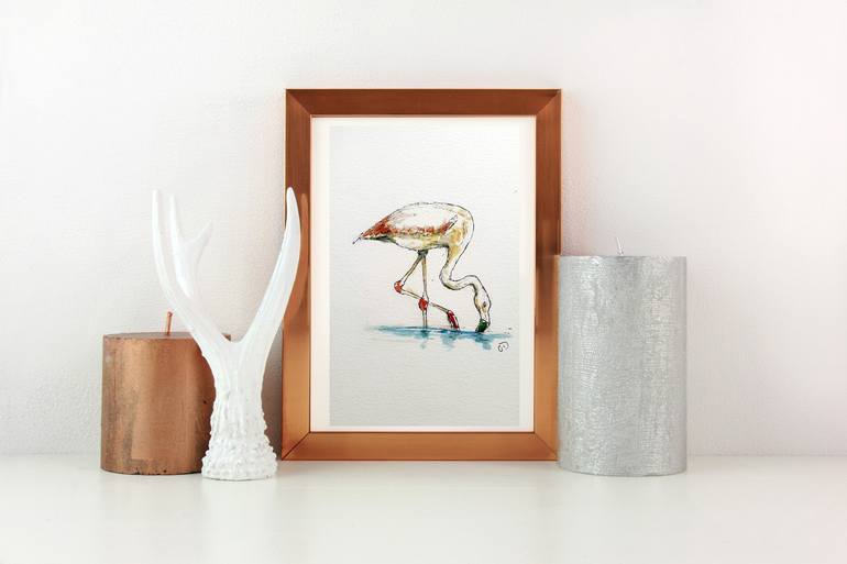 Original Minimalism Animal Painting by Christian Darkin