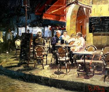 Original Impressionism Food & Drink Paintings by Paul Cheng