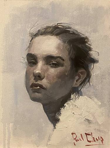 Original Impressionism Women Paintings by Paul Cheng