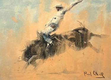 Original Impressionism Horse Paintings by Paul Cheng