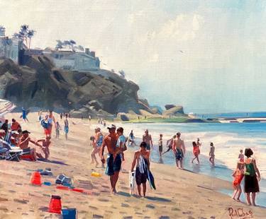 Original Beach Paintings by Paul Cheng
