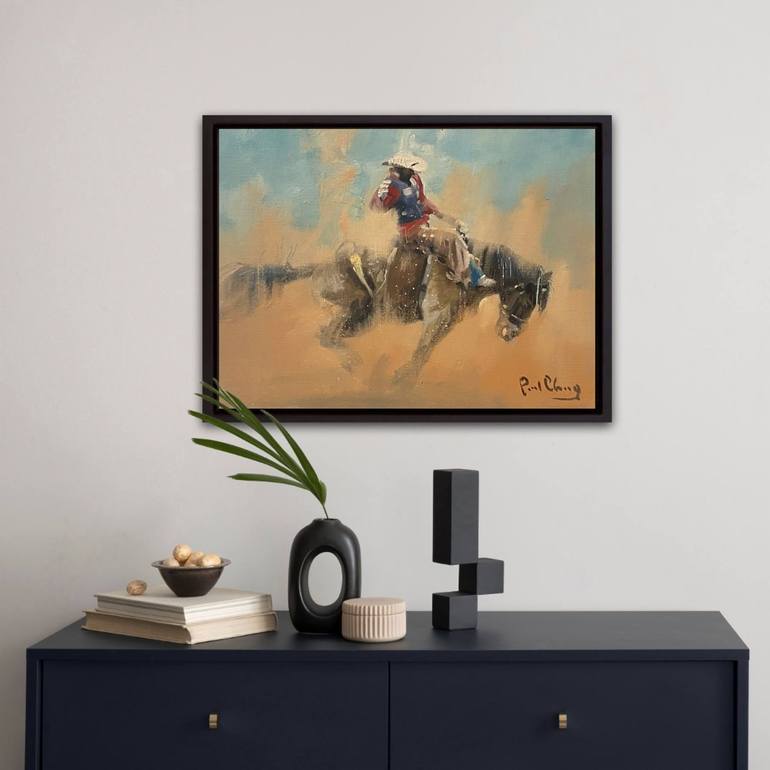 Original Horse Painting by Paul Cheng